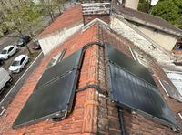 Réservoir d'eau en acier inoxydable de 300 L pour chauffe-eau solaire à plaque plane de type split au Guatemala