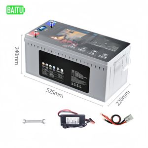 نظام طاقة بطارية أيون الليثيوم مع مواد أنود LFP بسعة 12 فولت/24 فولت/48 فولت لعربات الغولف RV الشمسية 50ah/100ah/200ah - Product Image 2