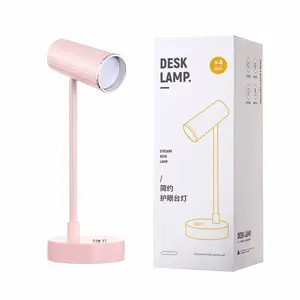 Lampes de table LED rechargeables par USB avec support tactile à gradation Lampe de lecture pour bureau 3 modes Lampe d'étude minimaliste moderne