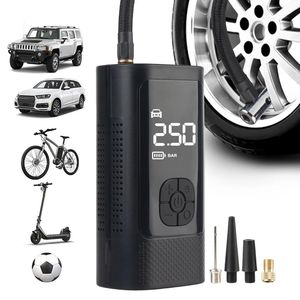 Inflador de Neumáticos Inalámbrico Portátil WOSEN de 150 psi con Luz LED y Banco de Energía para Uso Versátil, Inflado Rápido, Bomba de Aire Recargable - Product Image 1