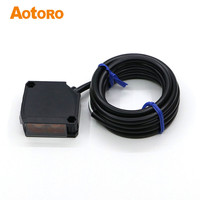 Sensor Fotoeléctrico de Reflexión Difusa EK51-D2M4 de 2m de Distancia, Fotocélula IR Cuadrada con Distancia de Detección