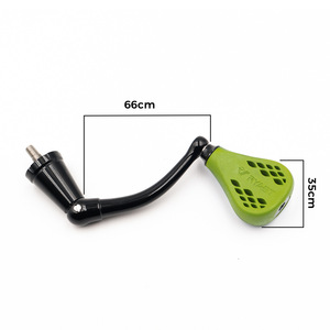 Empuñadura para carrete de pesca Ryaft, mango verde Tpe de 66mm para carrete giratorio Slammer Spinfisher 2500 4500 - Product Image 5