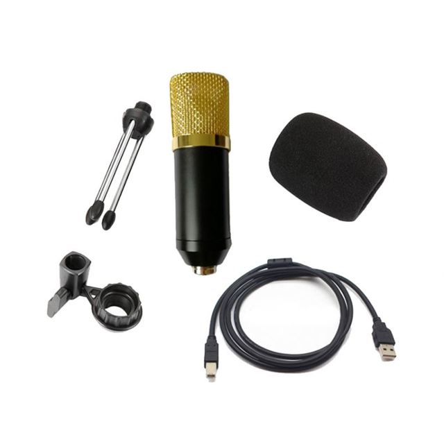 Multifunctional Wired Condenser USB Noise Cancelling Computer Studio Gaming Podcast Microphone