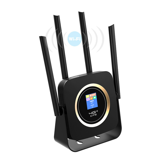 4G Wifi LTE Router With SIM Card Slot 300Mbps Unlocked Wireless Mobile WiFi Hotspot Routers With 4G LTE Wireless
