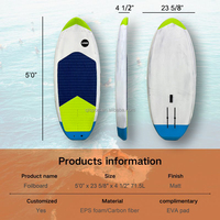 Planche d'hydrofoil en carbone OEM, plusieurs volumes - 70L - Planche en résine époxy durable pour le surf |   Léger |   Compatible