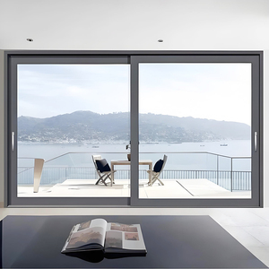 Coupure thermique Windows de <span class=keywords><strong>profil</strong></span> mince et verre triple en aluminium de portes pour le balcon - Product Image 2