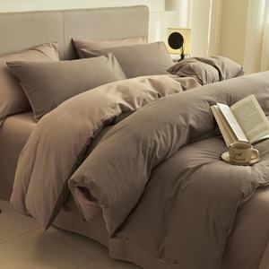 ชุดเครื่องนอนผ้าฝ้าย 100% 3/4 ชิ้น ผ้าฝ้ายเนื้อละเอียดแบบเกาหลี ปลอกผ้านวม ผ้าปูที่นอน ปลอกหมอน 300 เส้นด้าย ชุดเครื่องนอนสำหรับใช้ในบ้าน - Product Image 6