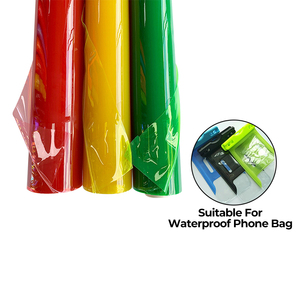 Película de <span class=keywords><strong>PVC</strong></span> Flexible, Impermeable, Sólida y Transparente, para Etiquetas y Bolsos, Personalizable - Product Image 1