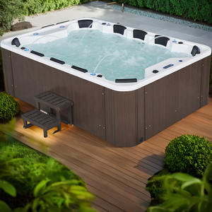 110-V-Whirlpool von <span class=keywords><strong>Spa</strong></span>-Herstellern 10-Personen-Schwimmbad mit Ozon-Hydrotherapie-<span class=keywords><strong>Home</strong></span>-<span class=keywords><strong>Spa</strong></span>-Badewanne für Massage im Freien - Product Image 1