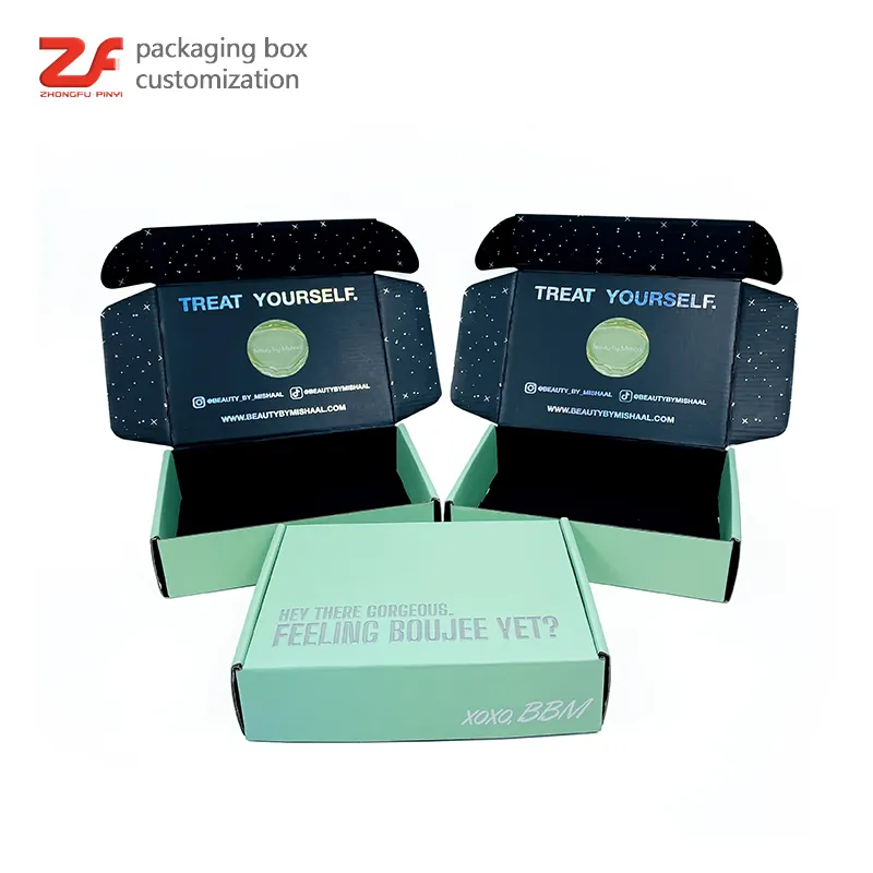 Promotional oem postage boxes luxury paper carton custom jewelry cosmetic skin care gift box packaging