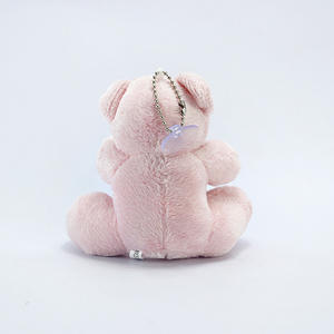 <span class=keywords><strong>Faire</strong></span> des porte-clés en peluche ODM EN71 standard saint valentin mignon rose <span class=keywords><strong>amour</strong></span> ours en peluche avec coeur - Product Image 4