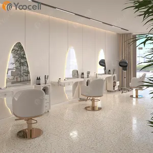 Yoocell neues Design Schönheits salon Möbel verstellbarer Salon Stuhl Friseur Friseursalon Friseurs tuhl Spiegel Station Styling Stuhl