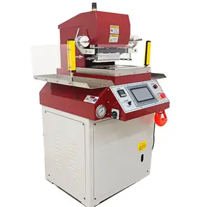 Bester Preis Halbautomati scher Drehtisch Typ Wärme drucker Heiß folien präge maschine Präge maschine für Leder