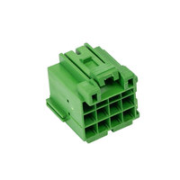 1-967622-1 Connecteur triple rangée 12 broches vert fil-circuit imprimé, bornier pour faisceau de câbles et contrôle industriel