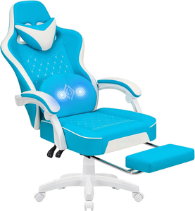 Échantillon gratuit, chaise de jeu personnalisable à dossier haut, chaise de jeu pour ordinateur, chaise de sport électronique avec repose-pieds - Product Image 1
