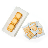 Biscuits japonais au fromage de Hokkaido, fourrés à la crème, enrobés de sucre, emballés individuellement, OEM, marque privée, vente en gros