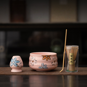 Ciotola in Porcellana <span class=keywords><strong>Rosa</strong></span> Ghiaccio per Cerimonia del Tè, Utensili Artigianali in Ceramica per Lavaggio Tazza <span class=keywords><strong>da</strong></span> Tè - Product Image 2