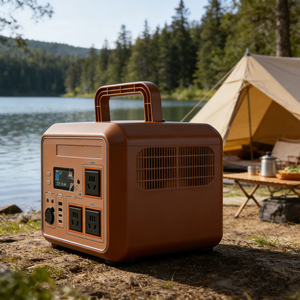 Station d'alimentation portable personnalisée LiFePo4 460WH avec panneau solaire MPPT, démarreur <span class=keywords><strong>de</strong></span> batterie, <span class=keywords><strong>prise</strong></span> AC/DC, onde sinusoïdale pure pour la maison et le camping - Product Image 5
