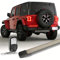 2 pièces, barre lumineuse LED multifonction de 19 pouces pour feux de freinage, feux de détresse, feux de recul et clignotants pour Jeep Wrangler JK JL 07-26