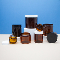Pots en plastique PET personnalisés, contenants pour pommades pharmaceutiques, pots cosmétiques avec couvercle à vis, emballages pour crèmes et baumes médicaux, soins de la peau
