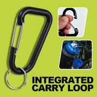 Conteneur portable hermétique pour protéines en poudre, sans BPA, personnalisé, écologique, avec porte-clés et entonnoirs pour compléments alimentaires