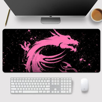 Grand tapis de souris Dragon de Style chinois, tapis de jeu noir, tapis de clavier en caoutchouc, tapis de bureau, tapis de Table, tapis de souris