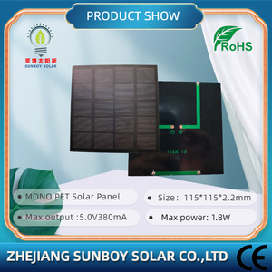 Гибкая мини-солнечная панель DIY, 5В 1.8Вт, монокристаллический кремний, дизайн Half-Cell PERC, полностью черная, с гарантией 1 год, низкая цена - Product Image 3