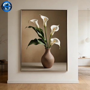 Peintures imprimées ou faites à la main et arts muraux pour salon, design <span class=keywords><strong>sur</strong></span> toile huilée pour salon, couloir, <span class=keywords><strong>papier</strong></span> <span class=keywords><strong>peint</strong></span> mural 3D - Product Image 3