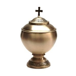 Cremation Urns <b>Cross</b> on <b>Top</b> Premium Design Funeral Supplies Metal Durable Elegant Burial Urns at Wholesale Price - Product Image 1