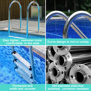 Échelle de <span class=keywords><strong>piscine</strong></span> renforcée de la série Water Faery, capacité de charge élevée pour les piscines commerciales et publiques - Product Image 3