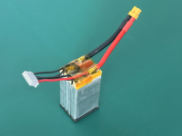 Pack de batteries LiPo 4S1P 14,8V 750mAh 95C à décharge rapide, batterie polymère au lithium à coque souple pour micro-quadricoptères de course FPV