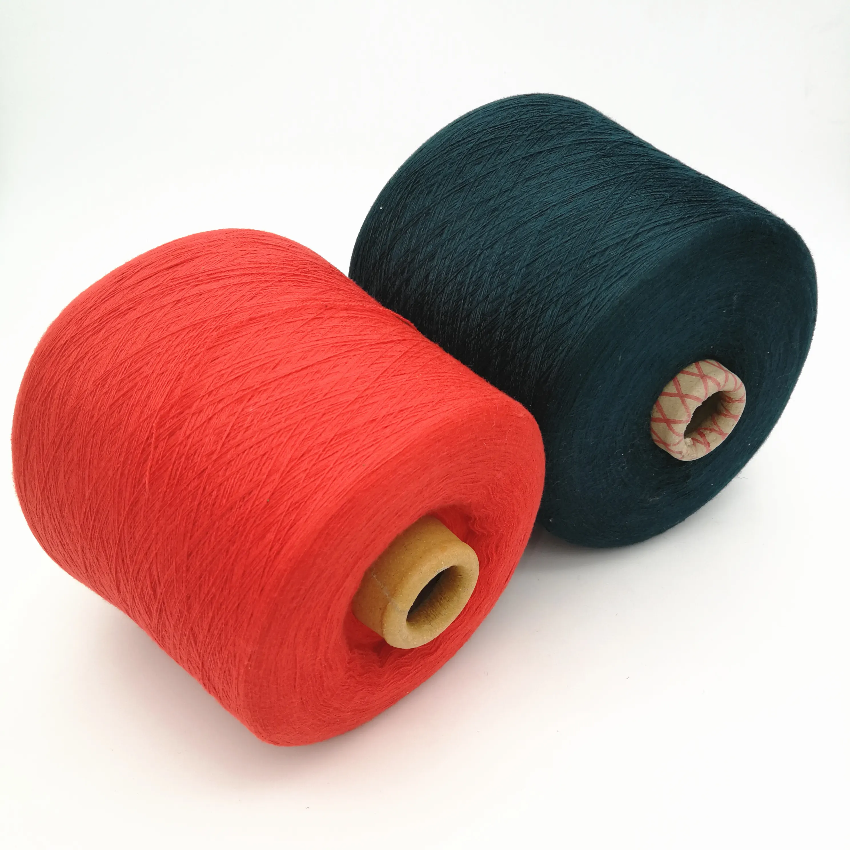Factory wholesale 28S/2 colour spinning angola core spun yarn 75% polyester 25% PBT blended yarn with best price