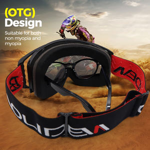 Lunettes de moto tout-terrain fabriquées <span class=keywords><strong>en</strong></span> Italie pour la montagne, idéales pour la pratique du switchback et la descente <span class=keywords><strong>en</strong></span> piste alpine. - Product Image 5