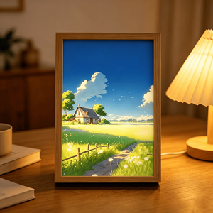 Customizable 3D Creative LED Frame Picture Table Lamp Decorative Night Light for Living Room Unique Wall Decoration - Product Image 5