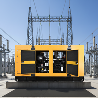 Groupe électrogène diesel silencieux 50kW 100kW 150kW 200kW, type cabine insonorisée, station d'alimentation de secours robuste, générateur électrique
