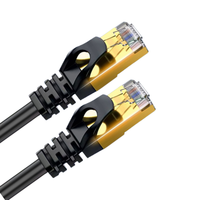 Kabel Ethernet LSZH RJ45 LAN Patch Cord PVC untuk Luar Ruangan & Dalam Ruangan Mendukung Cat8 Cat7 Utp Patch Cord Jaringan untuk Speaker Piano