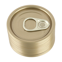 Vente en gros # 300 # 211 # 207 # Couvercle à languette à ouverture complète en fer blanc de qualité alimentaire 401, étanche à l'humidité et anti-fuite, pour boîtes de conserve