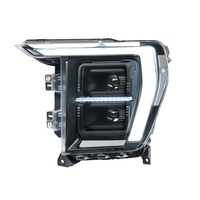 Système de phares de voiture à installation facile pour Ford F-150 Raptor 2021-2023, phares LED complets, lentille de projecteur, indicateur dynamique