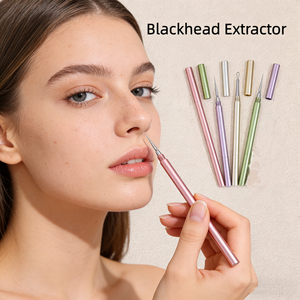 Extracteur de points noirs professionnel en métal, double extrémité, aiguille durable <span class=keywords><strong>pour</strong></span> le nettoyage de l'acné, extracteur de points noirs et de boutons - Product Image 1