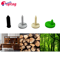 Étiquette d'identification intelligente RFID en bois TK4100 125KHz pour les actifs en bois dur