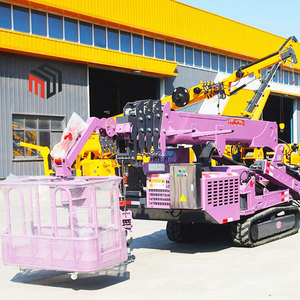 25 mét nâng Spider Crane 1t 2t 3t 5t 8t 10t 12t 15t cao su Crawler Spider Crane với tải thời điểm chỉ số overwind giới hạn - Product Image 6