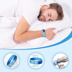 Sessiz titreşim ile OLED Alarm dijital saat 5-10 gün pil ömrü etkinlik izci ve saat silikon bant ile - Product Image 6