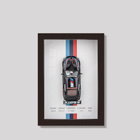 Ornement de voiture de drift AE86 en métal, rotation à 360 degrés, style Art Déco moderne, pour présentation murale sur étagères, en alliage moulé sous pression, modèle statique pour salon