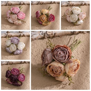 Pared de Flores Artificiales de Rosas Hechas a Mano, Nube de Papel con Rosas Caídas, Decoración para el Hogar, Flor Artificial Transfronteriza MW83120 - Product Image 3
