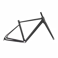 Cadre de vélo de route en alliage AL7005, filetage BB68, 700x30C, fixation Flat Mount, fourche carbone axe 12mm, 5 tailles, pour petits cyclistes, câblage interne