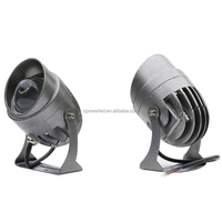 Foco de inundación de paisaje de carcasa de aluminio fundido Ángulo de haz estrecho 10W COB LED Luz de inundación al aire libre