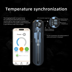 820FT Smart Wireless Meat Thermometer <b>for</b> Kitchen Cooking Outdoor Grilling Digital BBQ Thermometer <b>Controlled</b> by <b>Phone</b> APP - Product Image 2