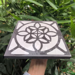 ดอกไม้ที่มีคุณภาพสูงแบบสร้างสรรค์มันดาลาลายฉลุแม่แบบภาพวาดวาดด้วยมือพลาสติกใช้ซ้ำได้ - Product Image 5