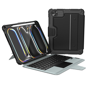 <span class=keywords><strong>เคส</strong></span>คีย์บอร์<span class=keywords><strong>ด</strong></span> <span class=keywords><strong>NILLKIN</strong></span> bumper Combo สำหรับ iPad Pro 2024 11นิ้วพร้อมฝาปิดเลนส์แบบเลื่อนและขาตั้งแบบปรับได้ - Product Image 1