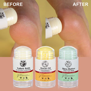 Stick de soin des pieds à l'huile de cheval, emballage personnalisé, réparation des talons fissurés, crème hydratante pour les mains et les pieds - Product Image 1